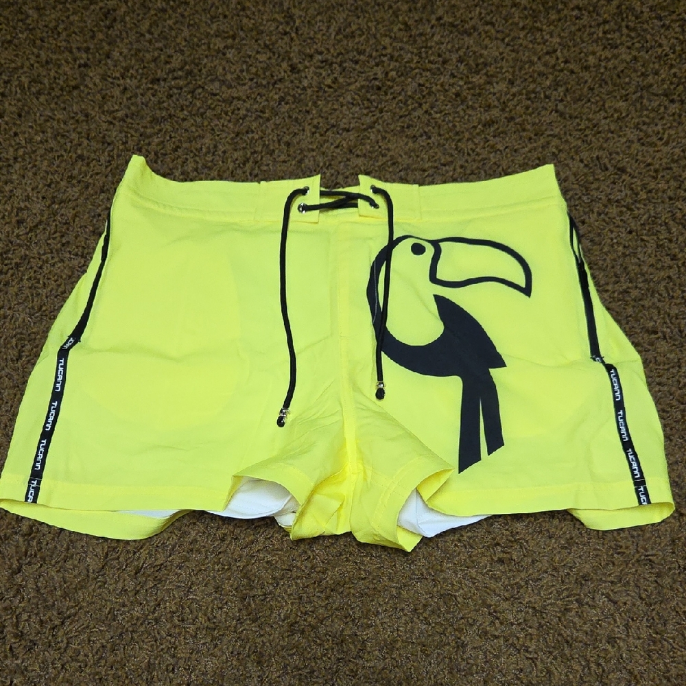 Tucann | Neon Yellow Swim Shorts | XL